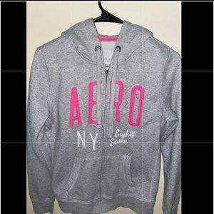 Girls aeropostale zip up hoodie